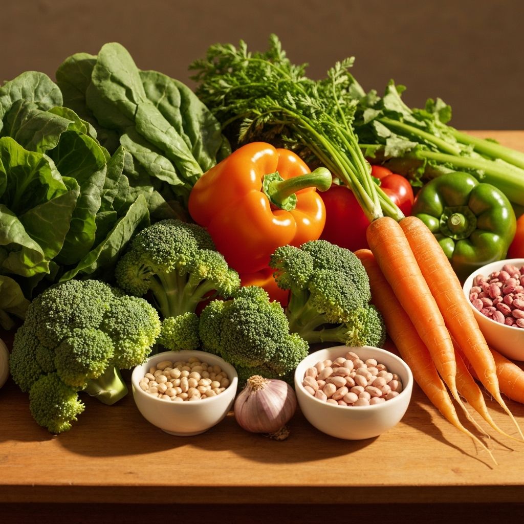 Vitaminer och mineraler från färska grönsaker